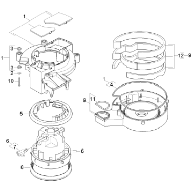 Puzzi 8/1C Vacuum Motor